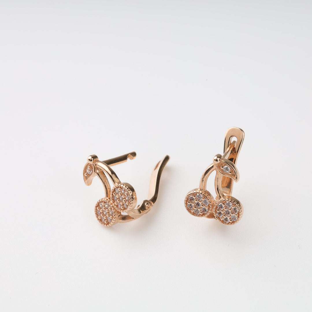 Золоті дитячі сережки - Ukrainian Jewelry