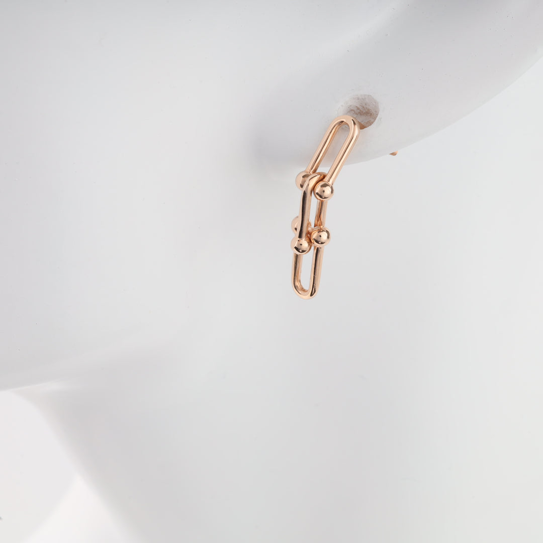 Timeless Screw-back Earrings | 14K Rose gold (585) - Ukrainian Jewelry