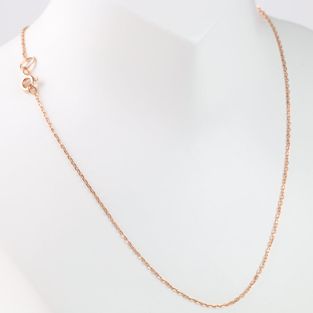 Anchor Chain | 14K Rose Gold (585) - Ukrainian Jewelry