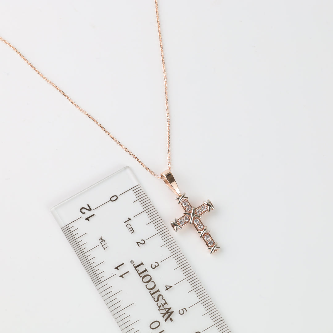 Cross "Light of Faith" | Gold 585 (14K) - Ukrainian Jewelry
