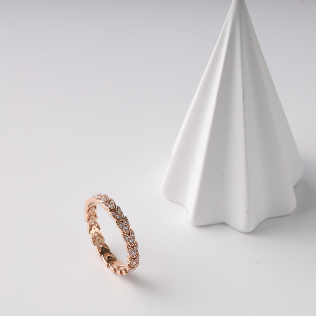 Gold Ring - Radiant Geometry | Gold 585 (14K) - Ukrainian Jewelry