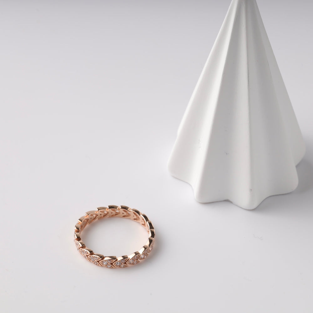 Gold Ring - Radiant Geometry | Gold 585 (14K) - Ukrainian Jewelry