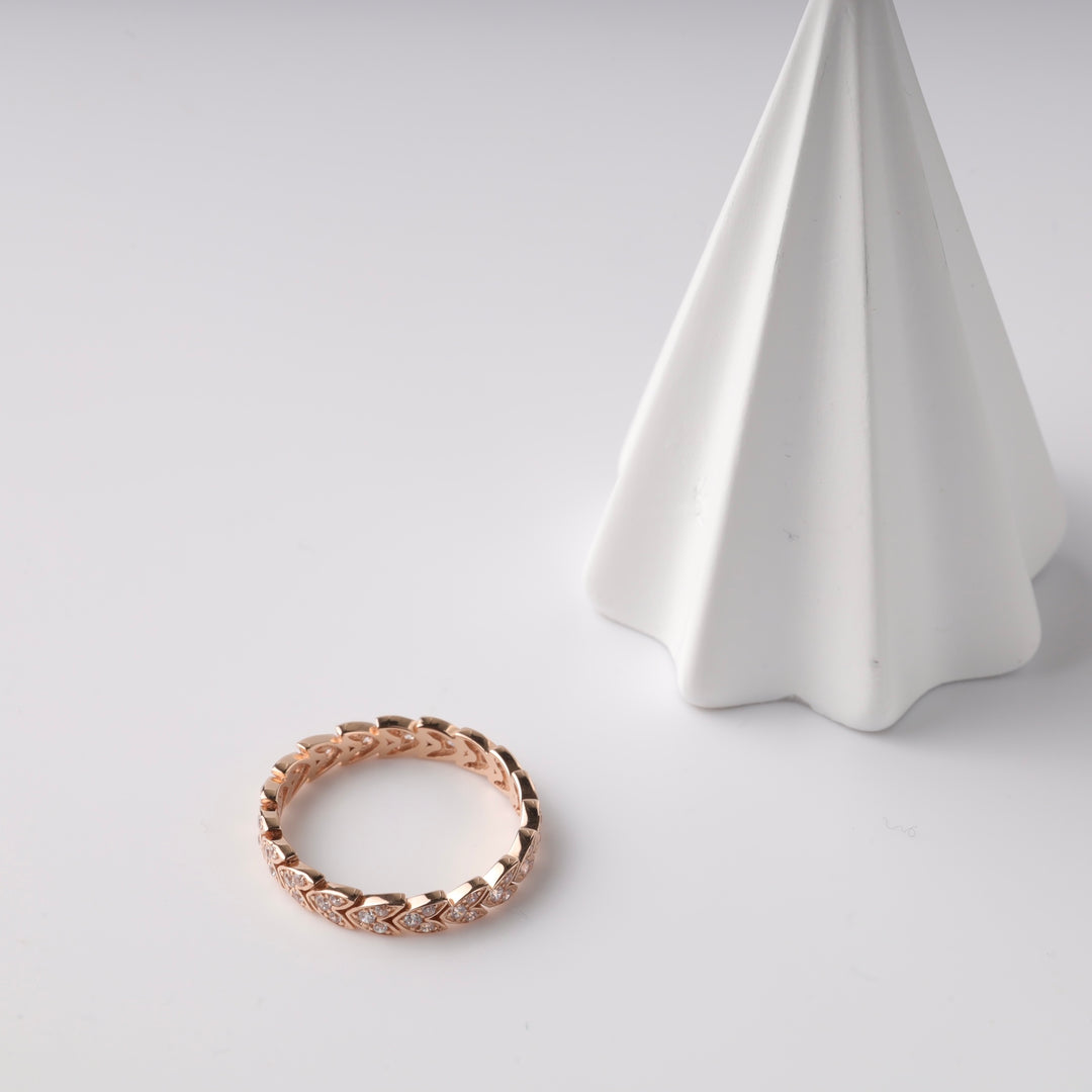 Gold Ring - Radiant Geometry | Gold 585 (14K) - Ukrainian Jewelry