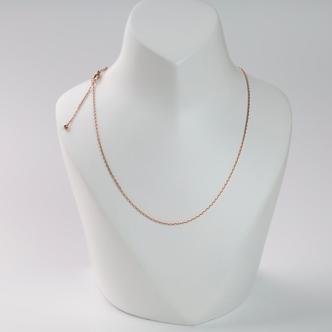 Double-Sided Detachable Cross Necklace | 14K Rose Gold (585) - Ukrainian Jewelry