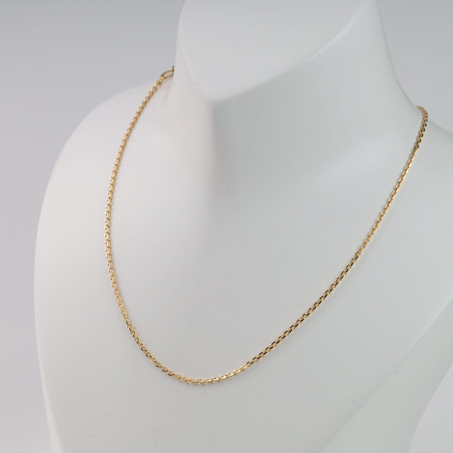 Gold anchor chain | Yellow Gold 585 (14K) - Ukrainian Jewelry