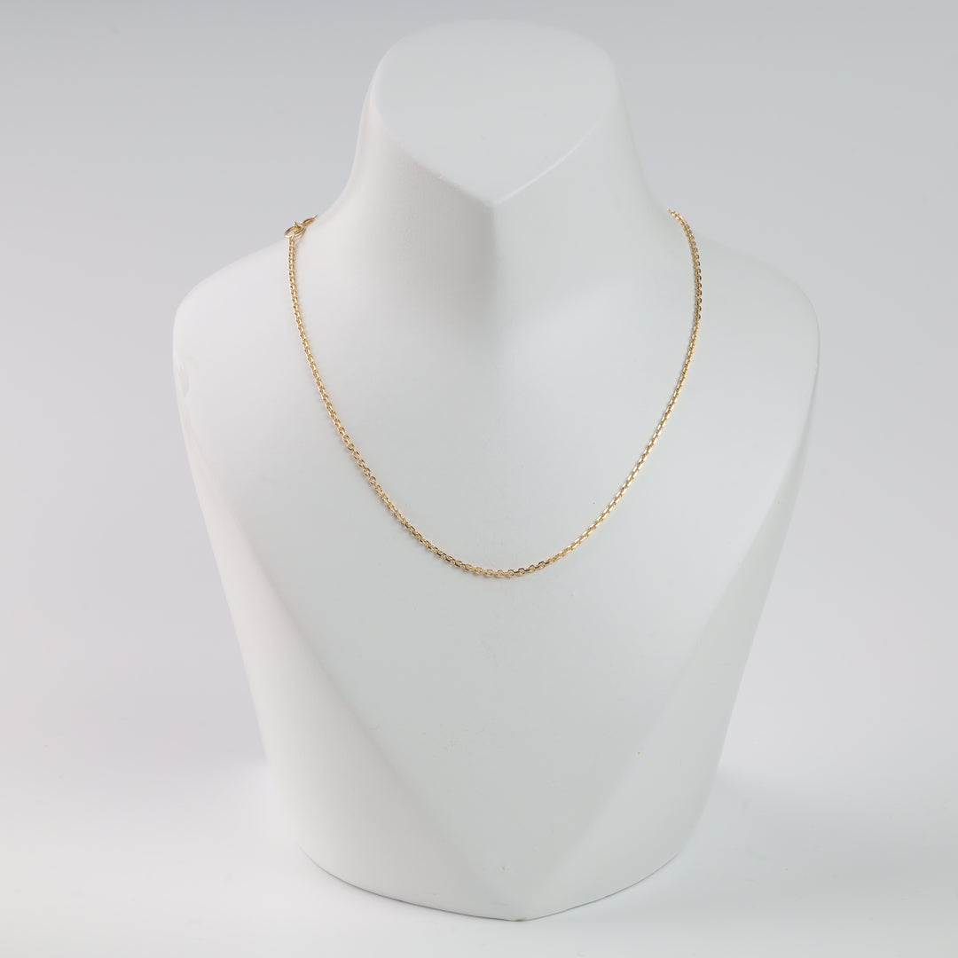 Gold anchor chain | Yellow Gold 585 (14K) - Ukrainian Jewelry