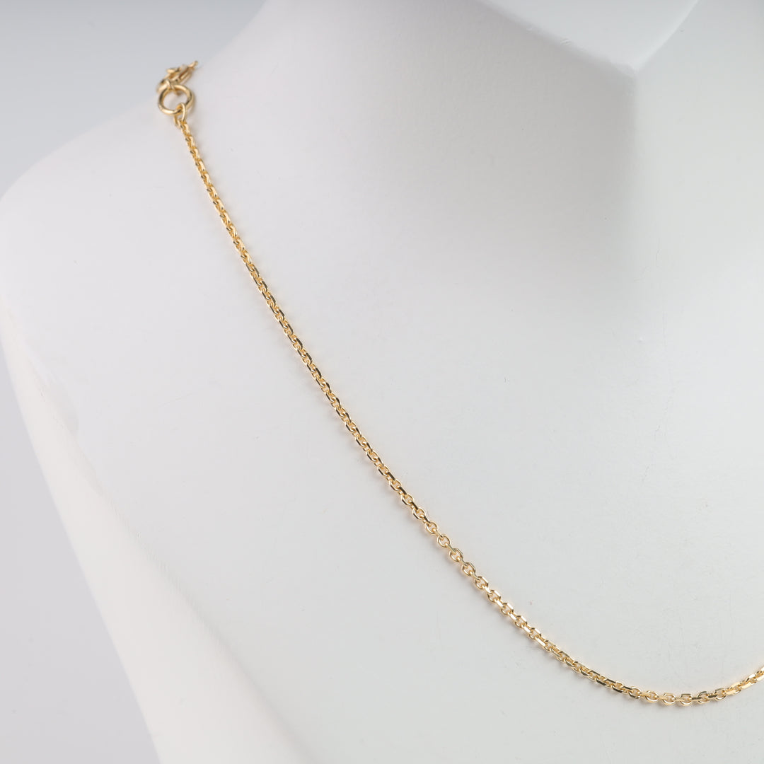 Gold anchor chain | Yellow Gold 585 (14K) - Ukrainian Jewelry