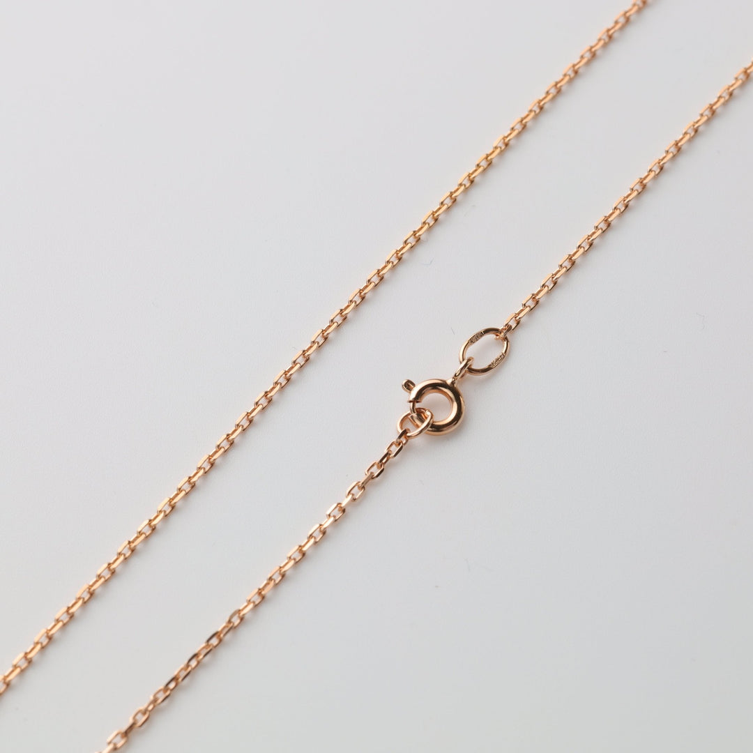 Thin Anchor Chain | 14K Rose Gold (585) - Ukrainian Jewelry