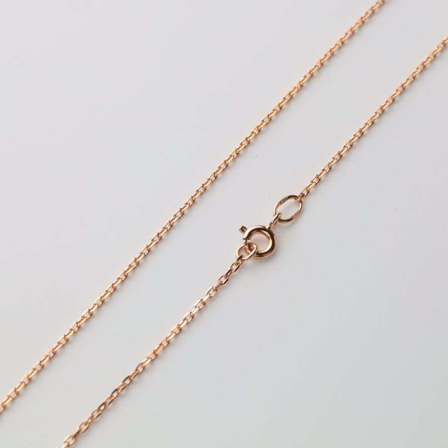 Thin Anchor Chain | 14K Rose Gold (585) - Ukrainian Jewelry
