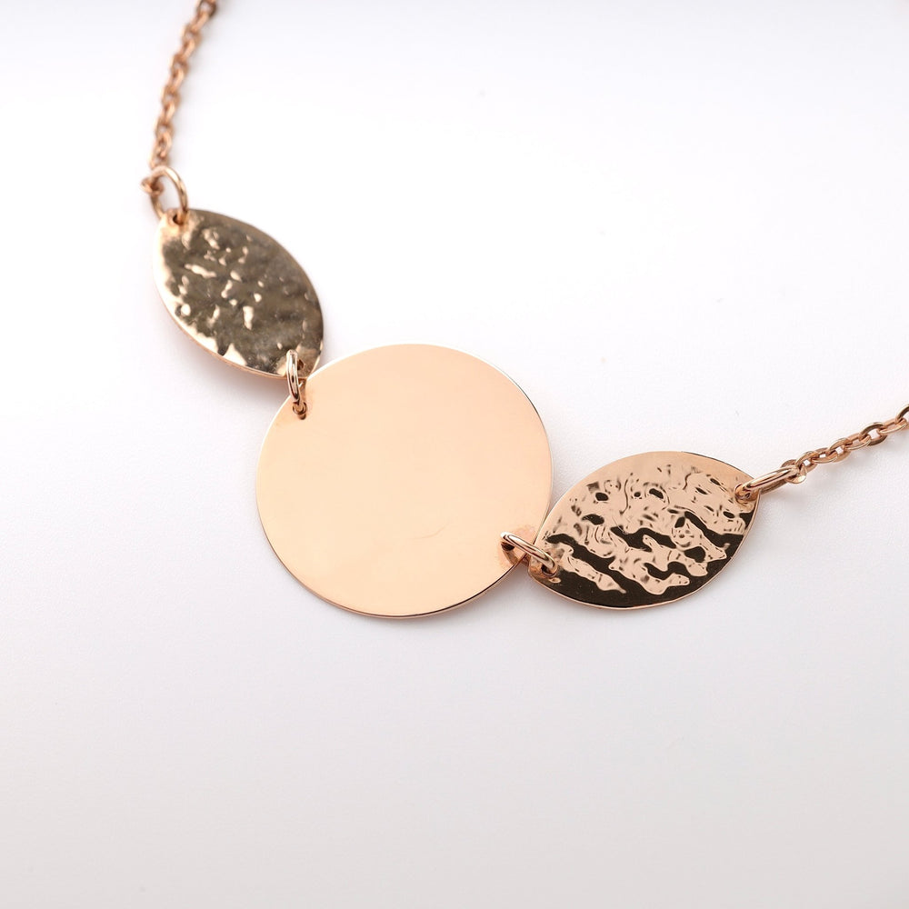 Coins Bracelet | 14K Rose gold (585) - Ukrainian Jewelry