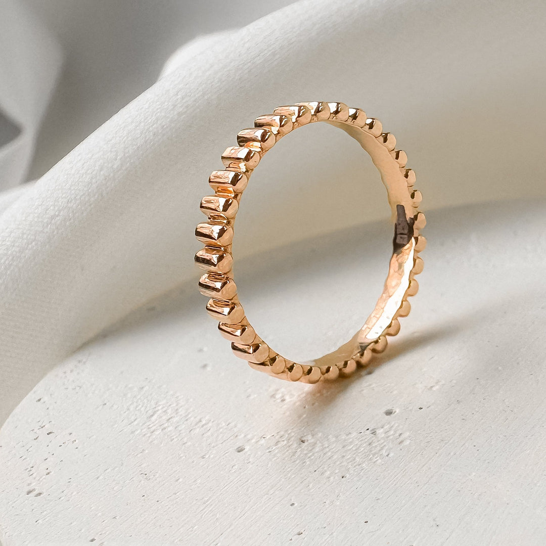 Ring "Style" | 14K Gold (585) - Ukrainian Jewelry