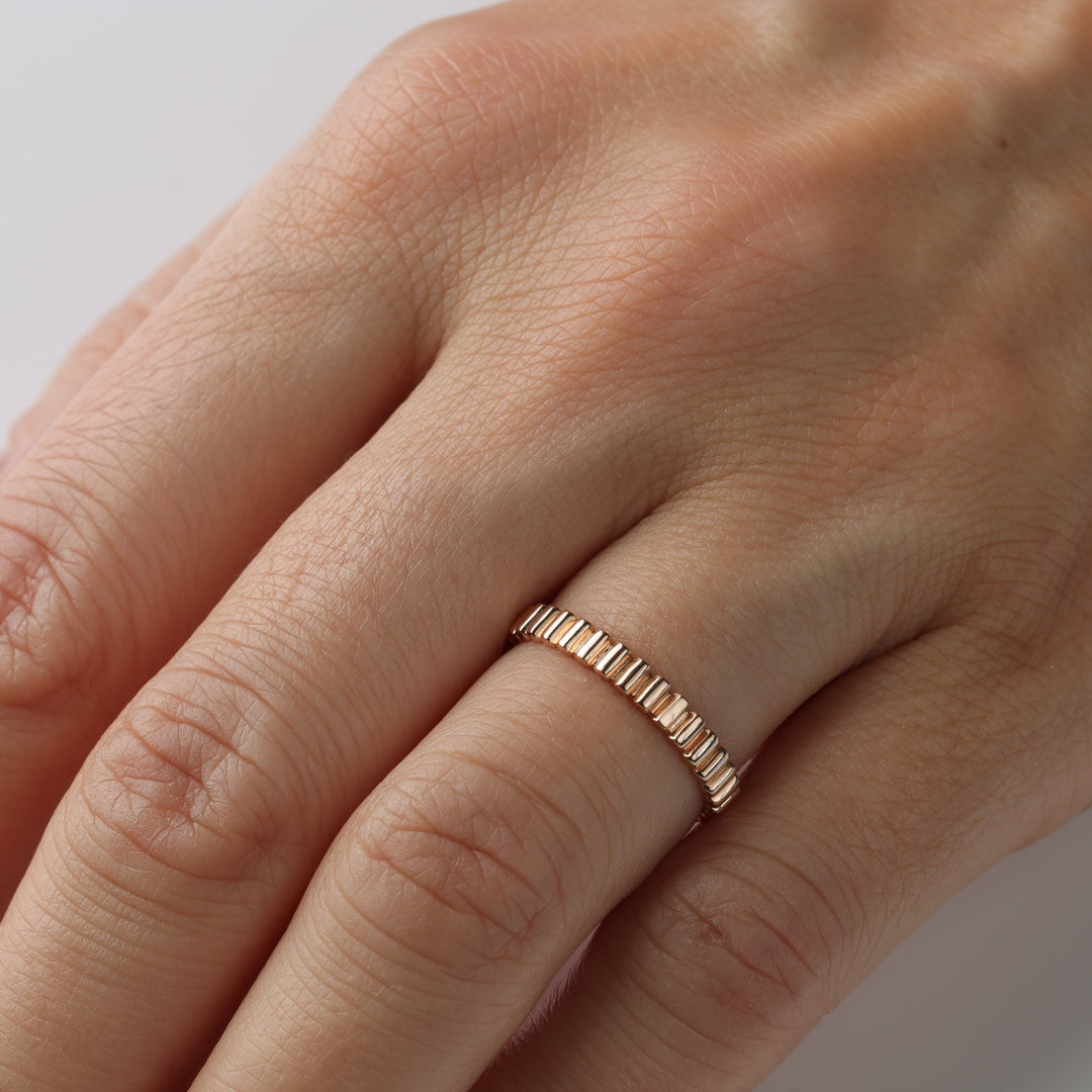 Ring "Style" | 14K Gold (585) - Ukrainian Jewelry