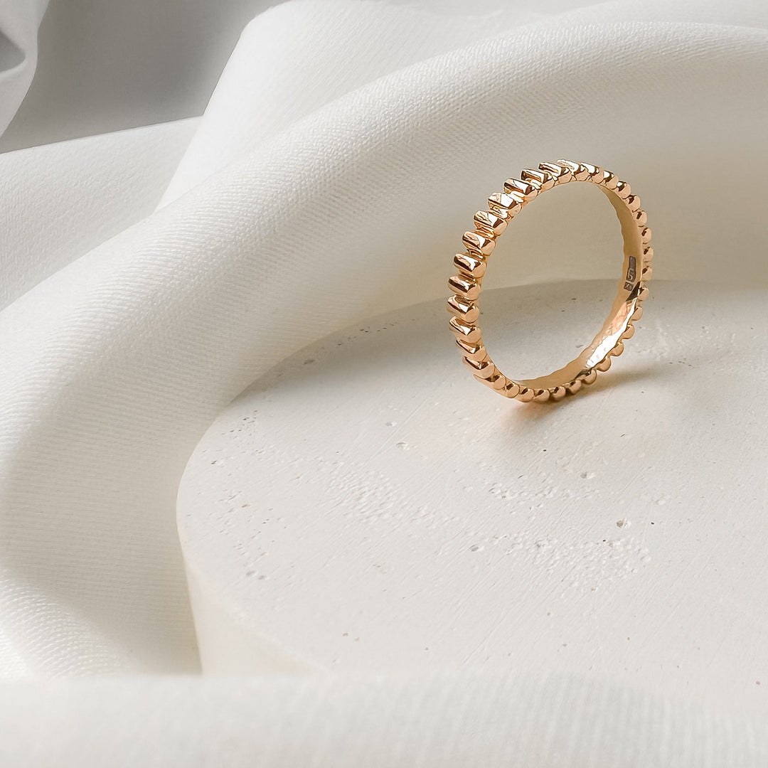 Ring "Style" | 14K Gold (585) - Ukrainian Jewelry