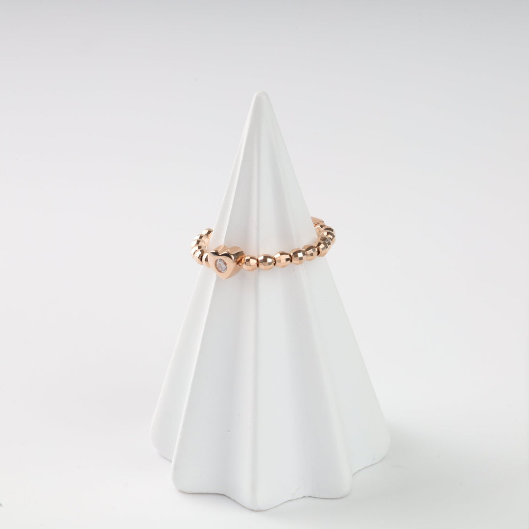 Ring "With You" | 14K Rose Gold (585) - Ukrainian Jewelry
