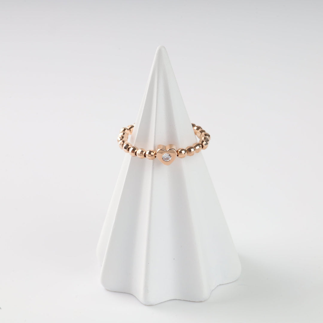Ring "With You" | 14K Rose Gold (585) - Ukrainian Jewelry