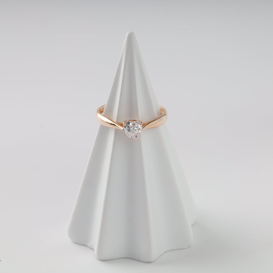 Heart Ring | 14K Rose Gold (585) - Ukrainian Jewelry