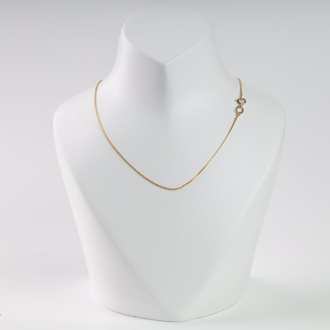 Sapphire Heart of Ukraine Necklace | 14K Gold-White Gold (585) - Ukrainian Jewelry