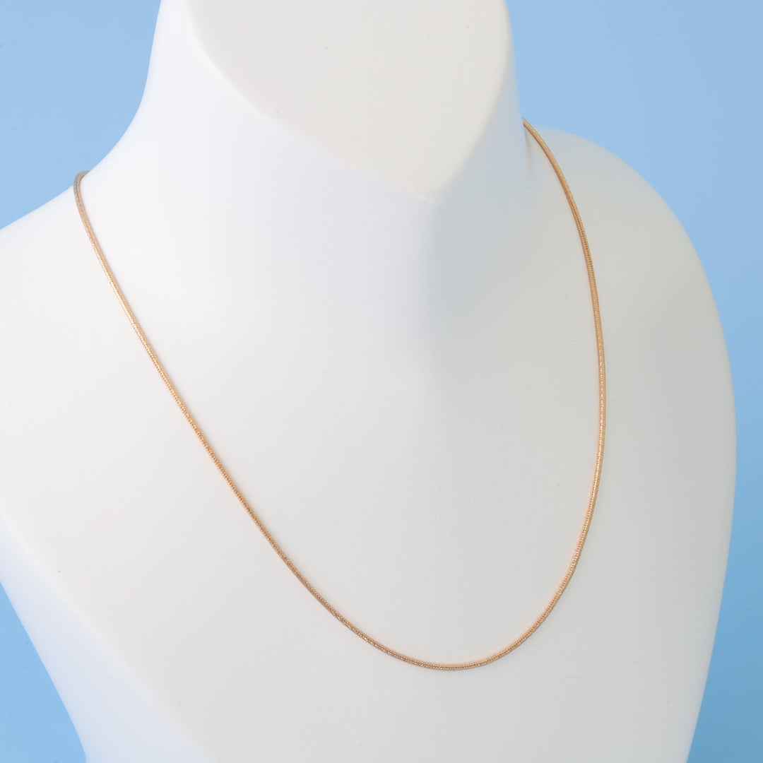 Snake Chain | 14K Rose Gold (585) - Ukrainian Jewelry