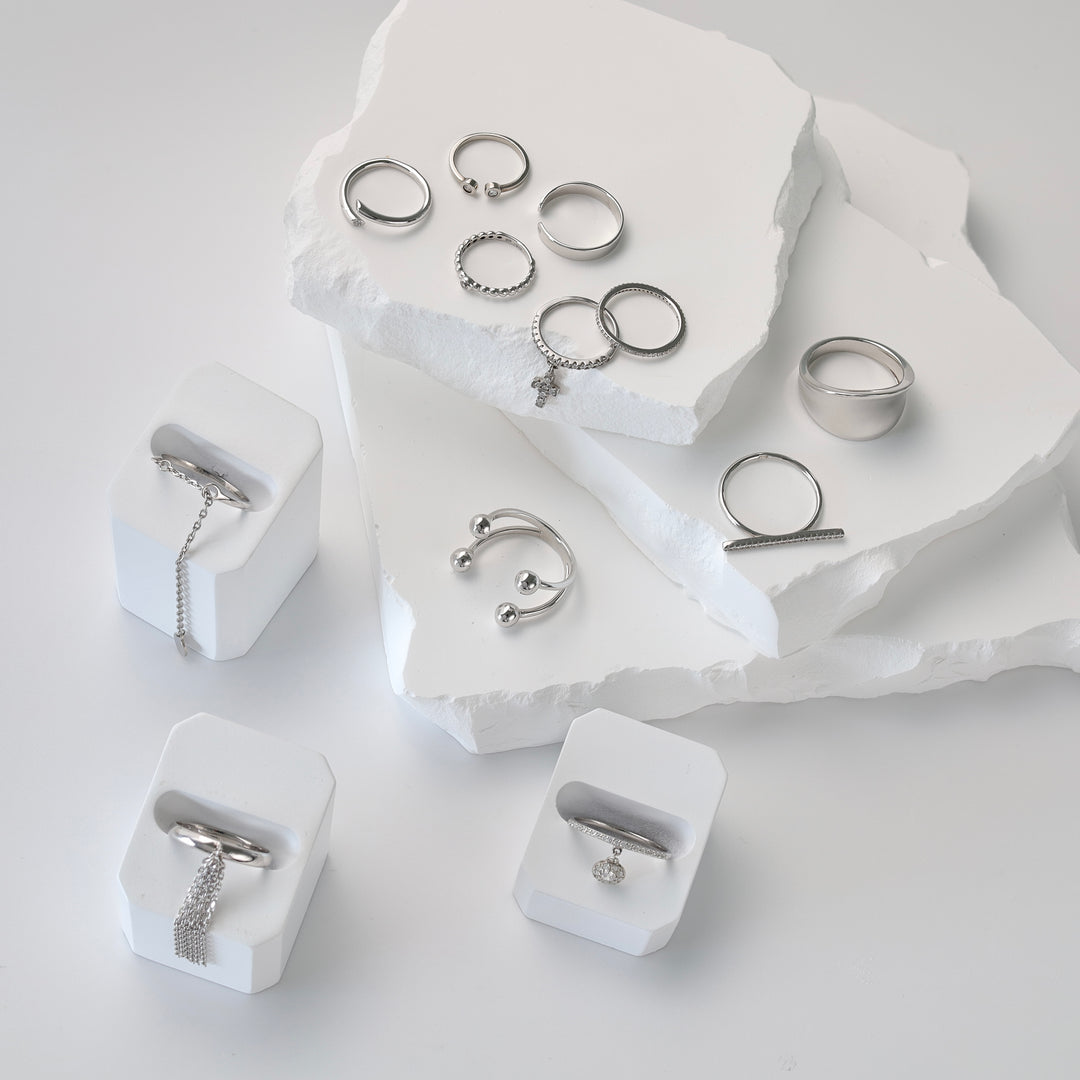 Silver Rings Without stones