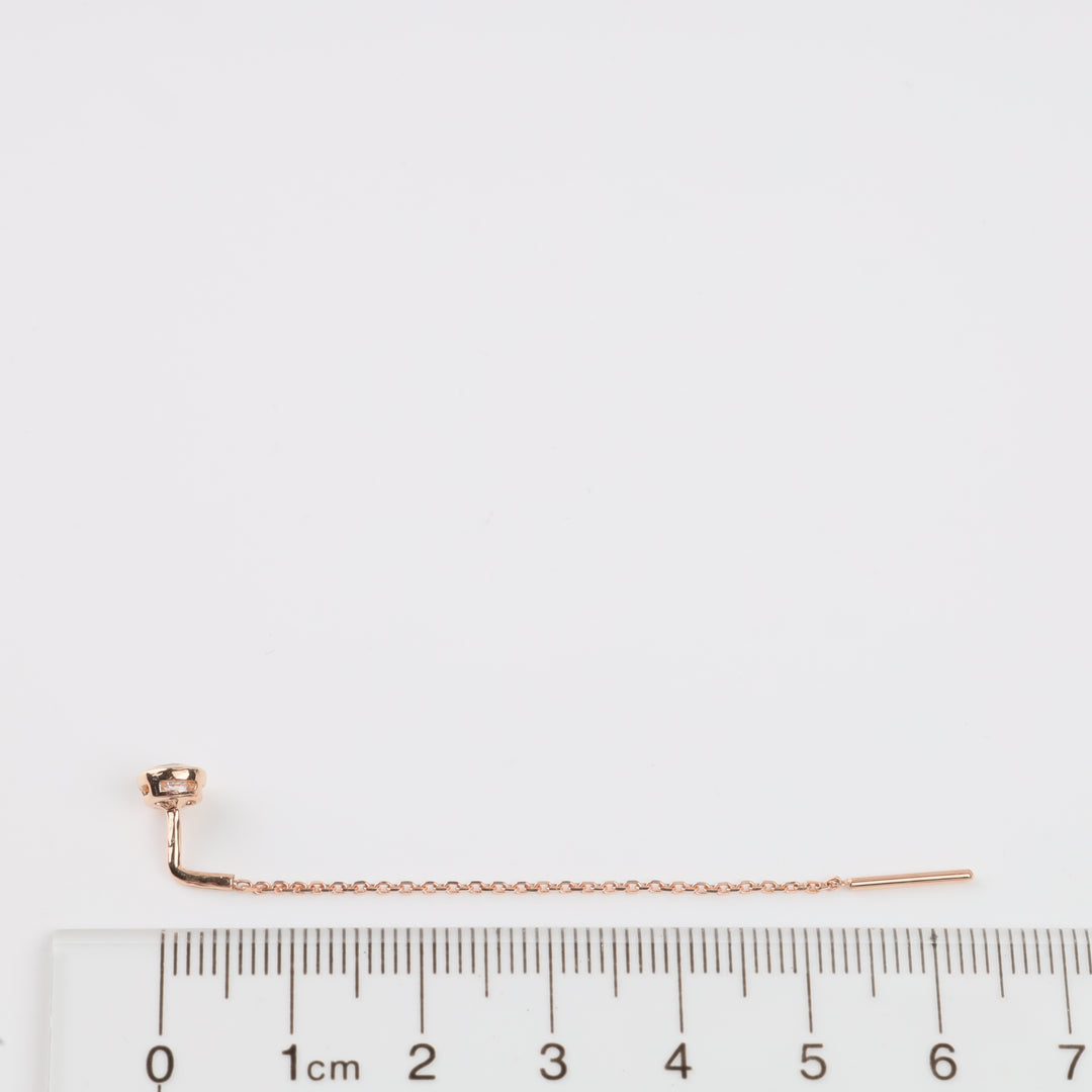 Сережки протяжки класичні | Золото 585 - Ukrainian Jewelry