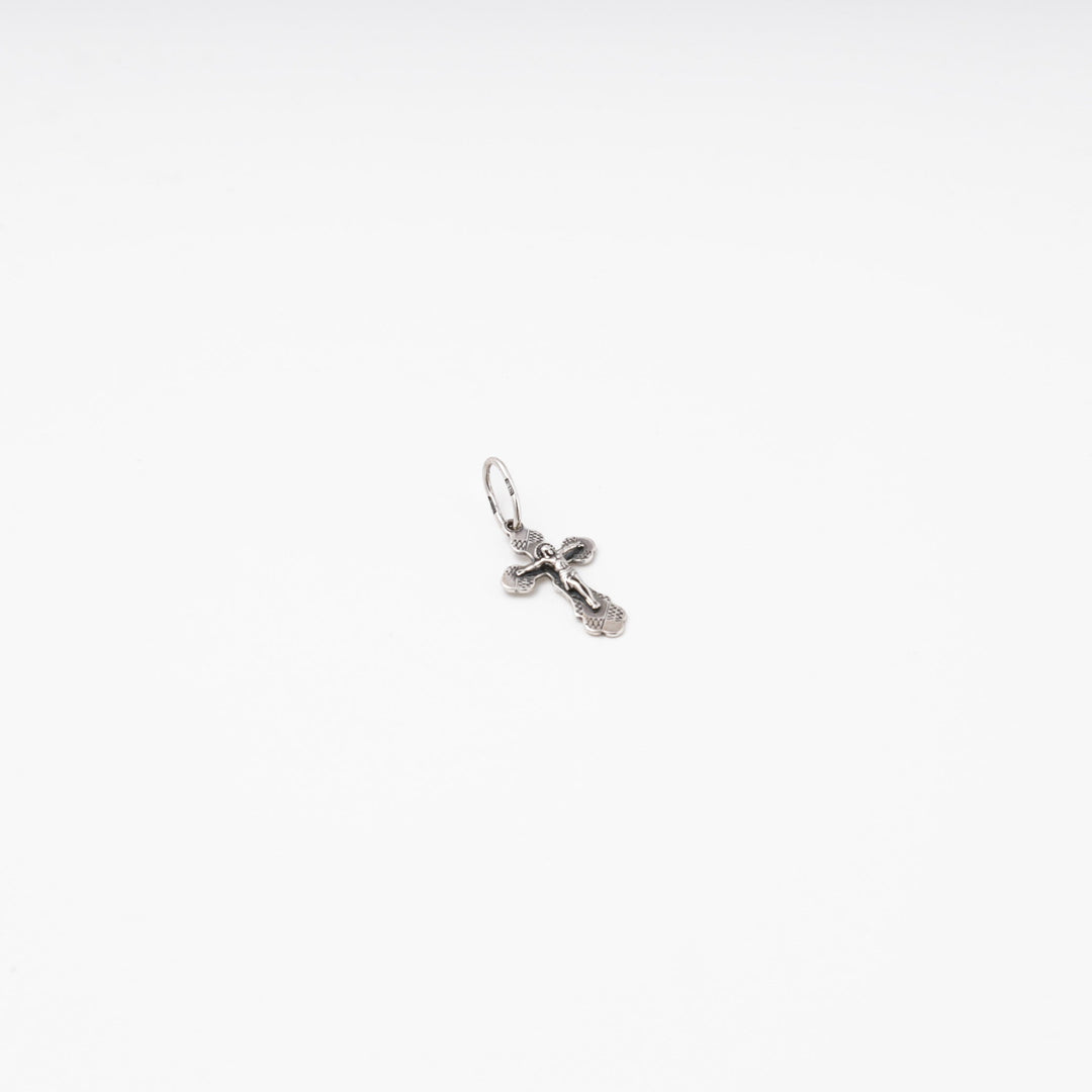 Children's Silver 925 Small Crucifix Pendant | Ukrainian Jewelry