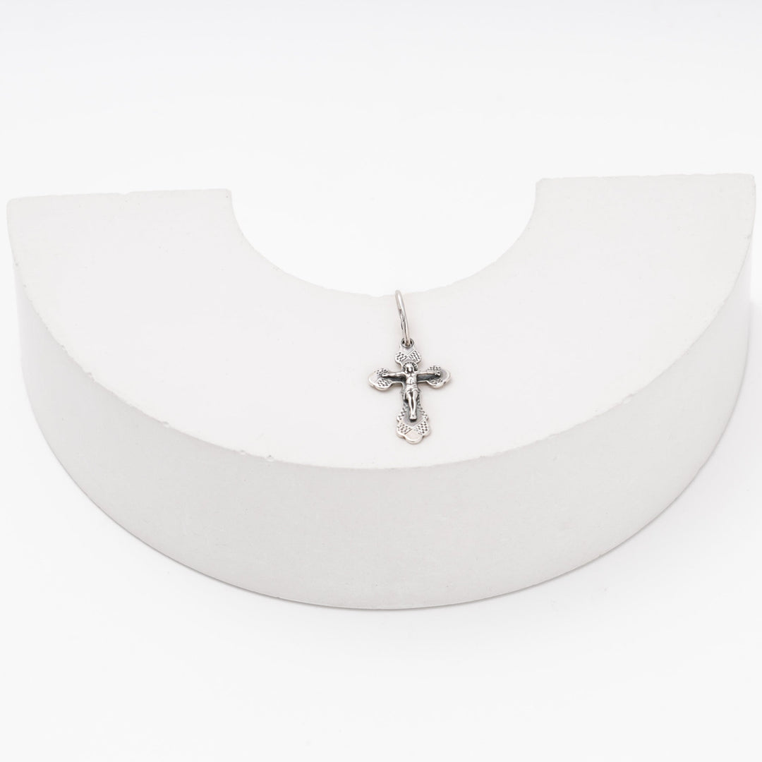 Children's Silver 925 Small Crucifix Pendant | Ukrainian Jewelry