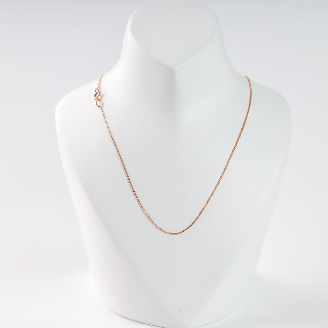Rose Gold 585 Fine Chain Necklace | Ukrainian Jewelry