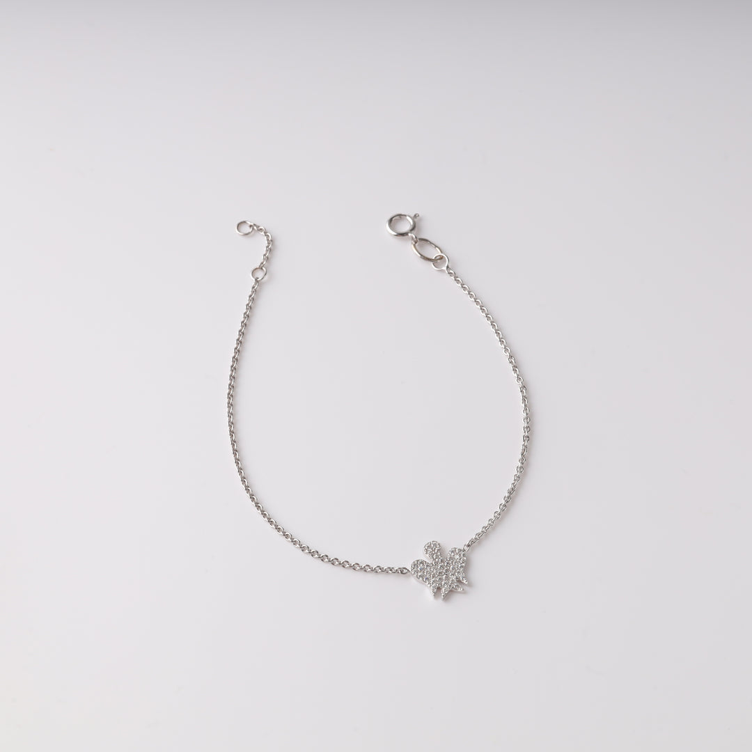 Bright Angel Bracelet | 14K White Gold (585)