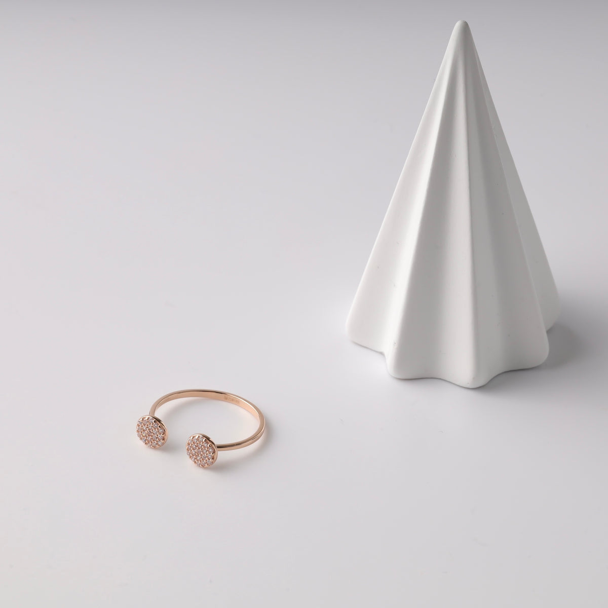 Double Radiance Ring | Gold 585 (14K) - Ukrainian Jewelry