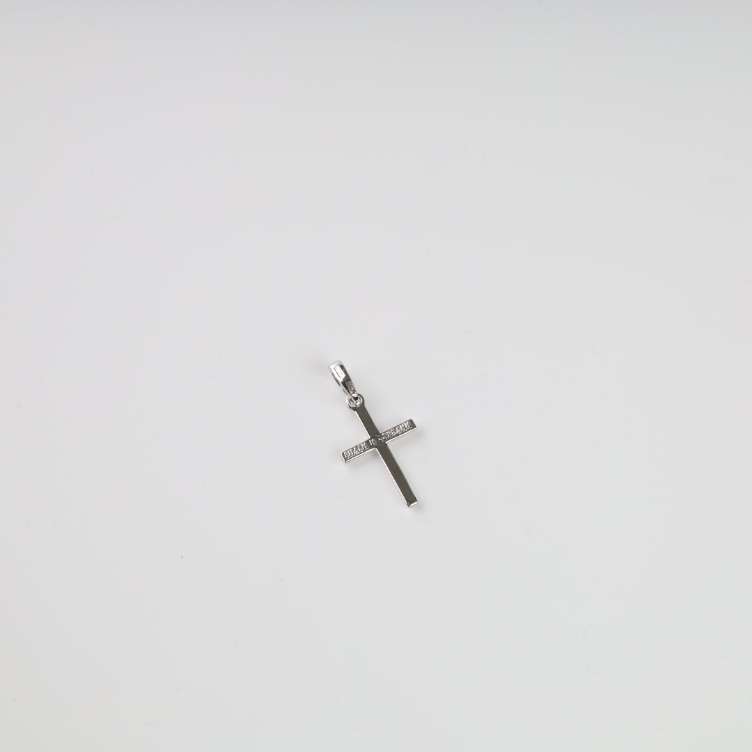 Pendant Cross "North" | White Gold 585 (14K) - Ukrainian Jewelry