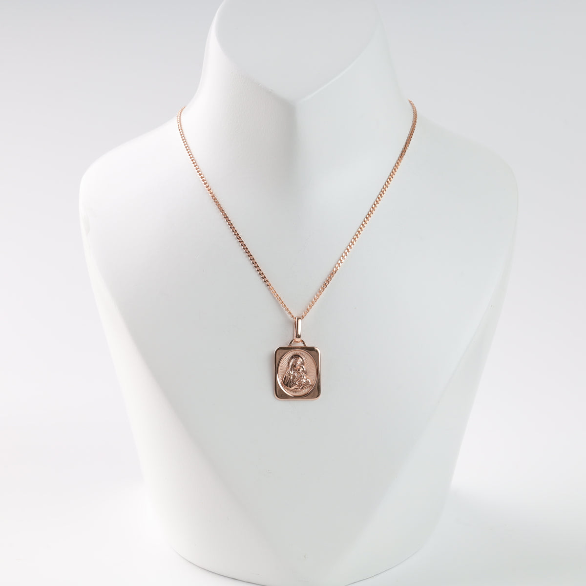 Pendant "The Virgin Mary and Jesus" | Gold 585 (14K) - Ukrainian Jewelry