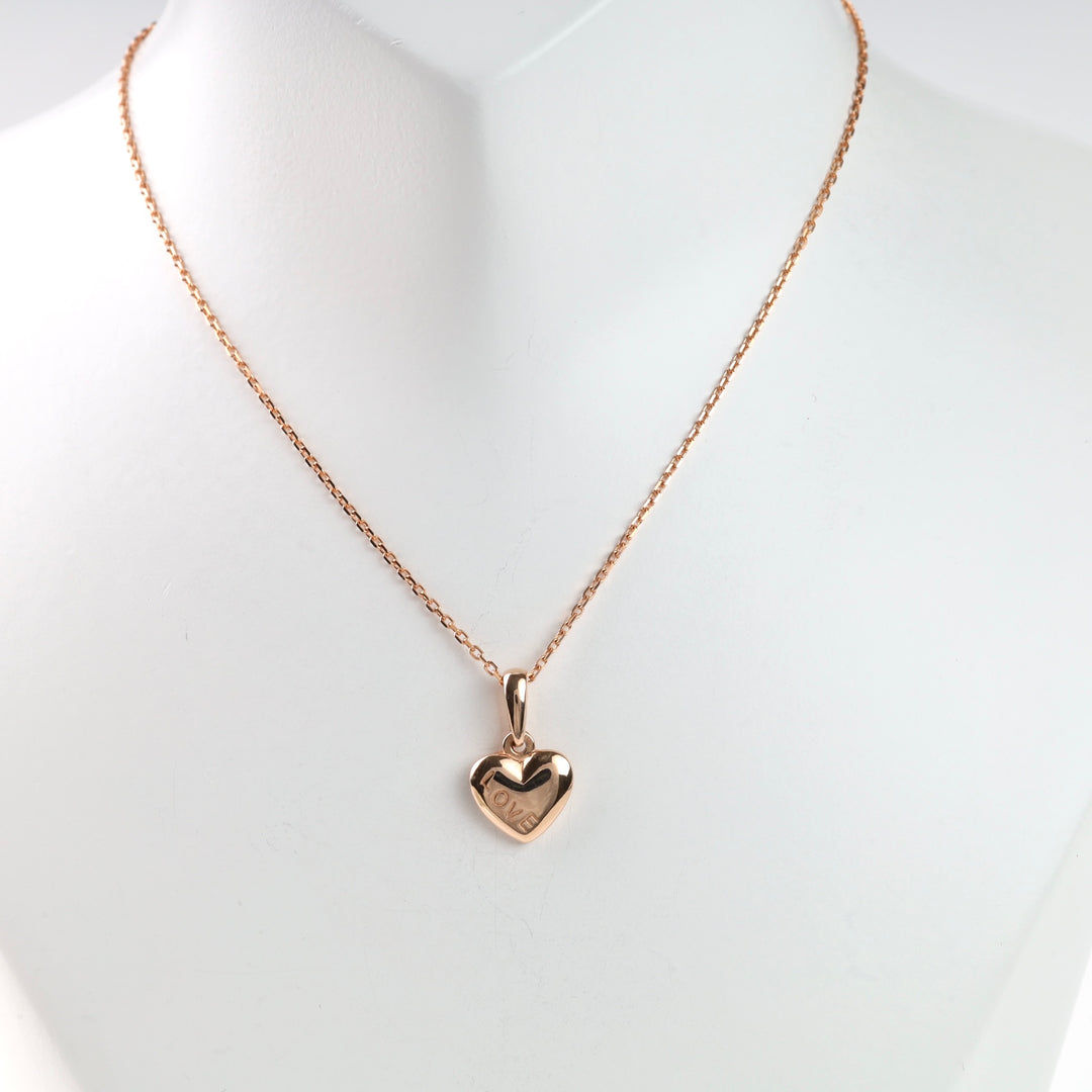 Pendant "LOVE" | Rose Gold 585 (14K)