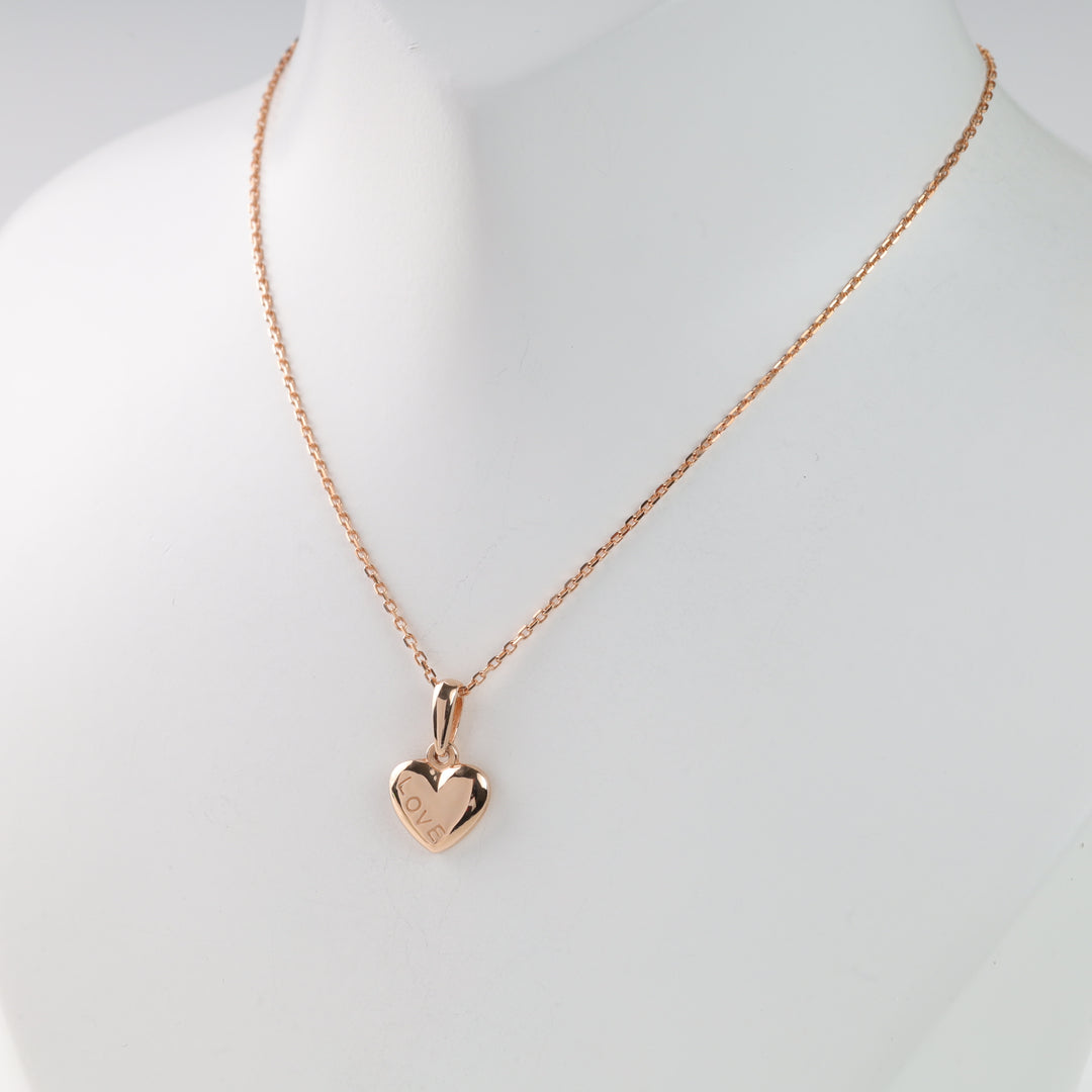 Gold Pendant heart 