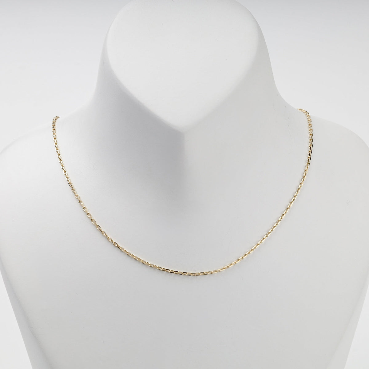 Yellow Gold 14K (585) Fine Cable Chain Necklace | Ukrainian Jewelry