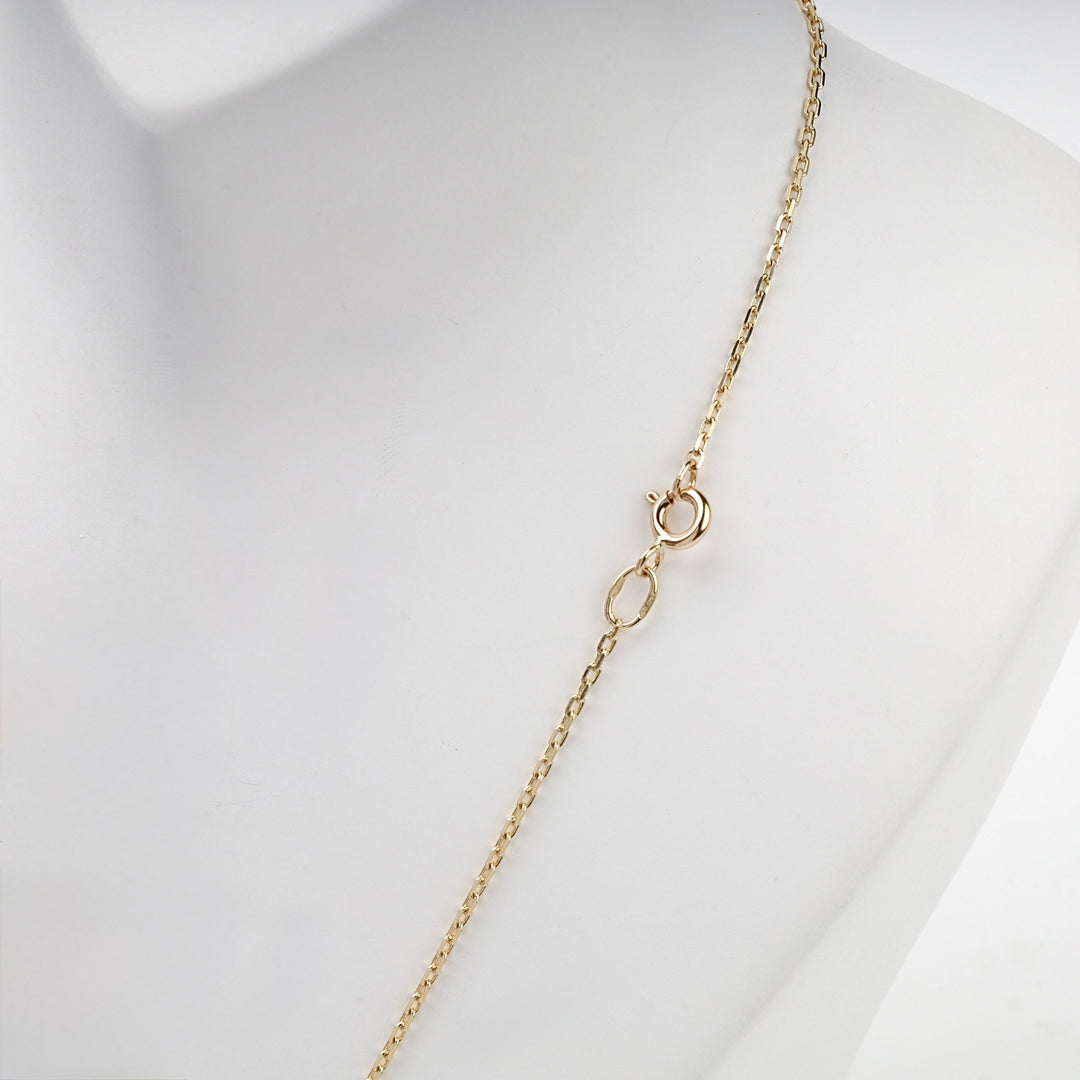 Yellow Gold 14K (585) Fine Cable Chain Necklace | Ukrainian Jewelry