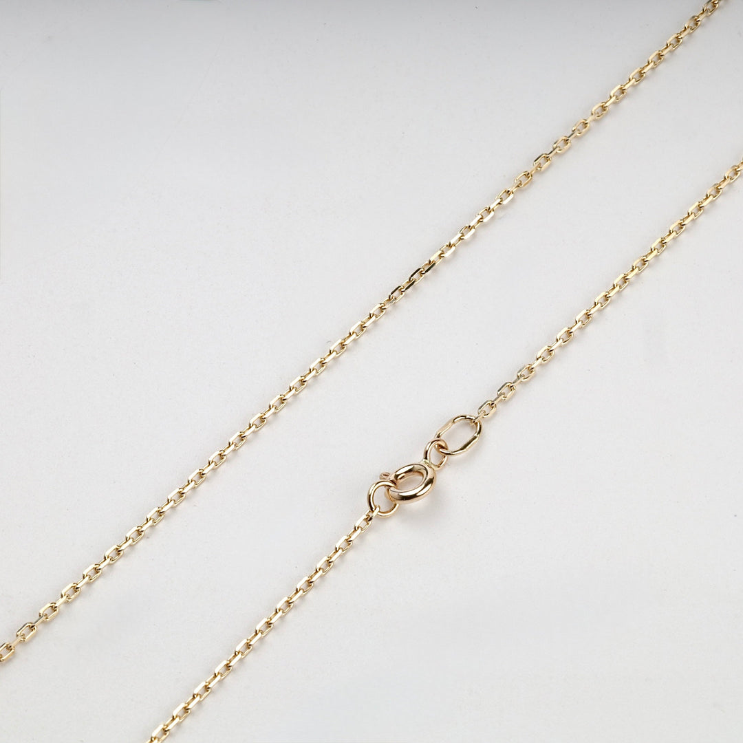 Yellow Gold 14K (585) Fine Cable Chain Necklace | Ukrainian Jewelry