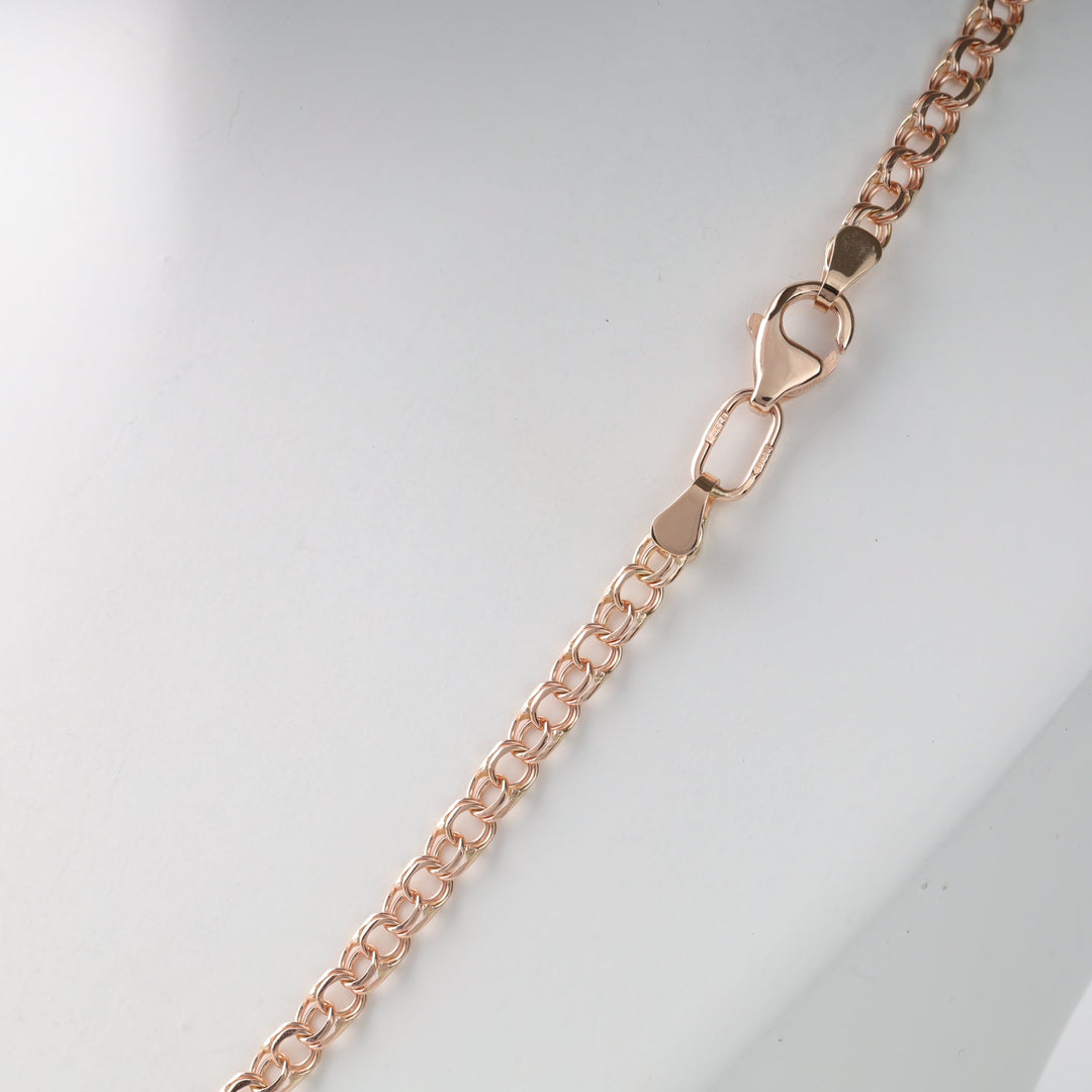 Bismarck Chain 14K (585) Rose Gold | Ukrainian Jewelry