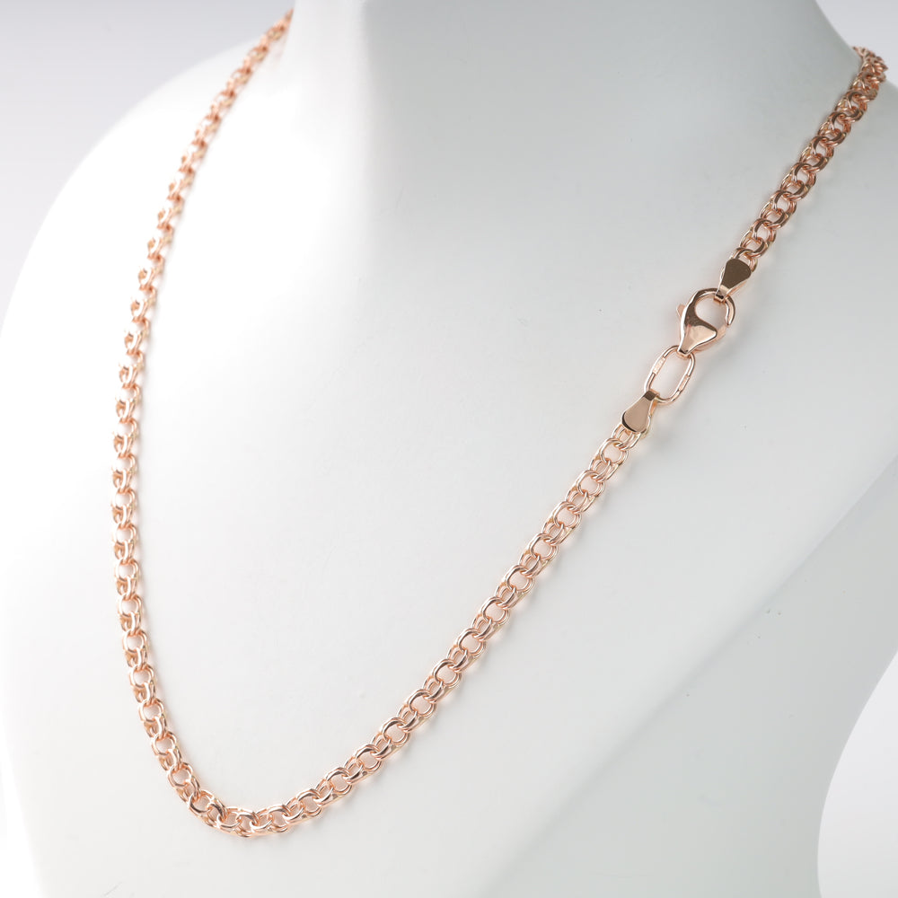 Chain Bismarck | Rose Gold 585 (14K) - Ukrainian Jewelry