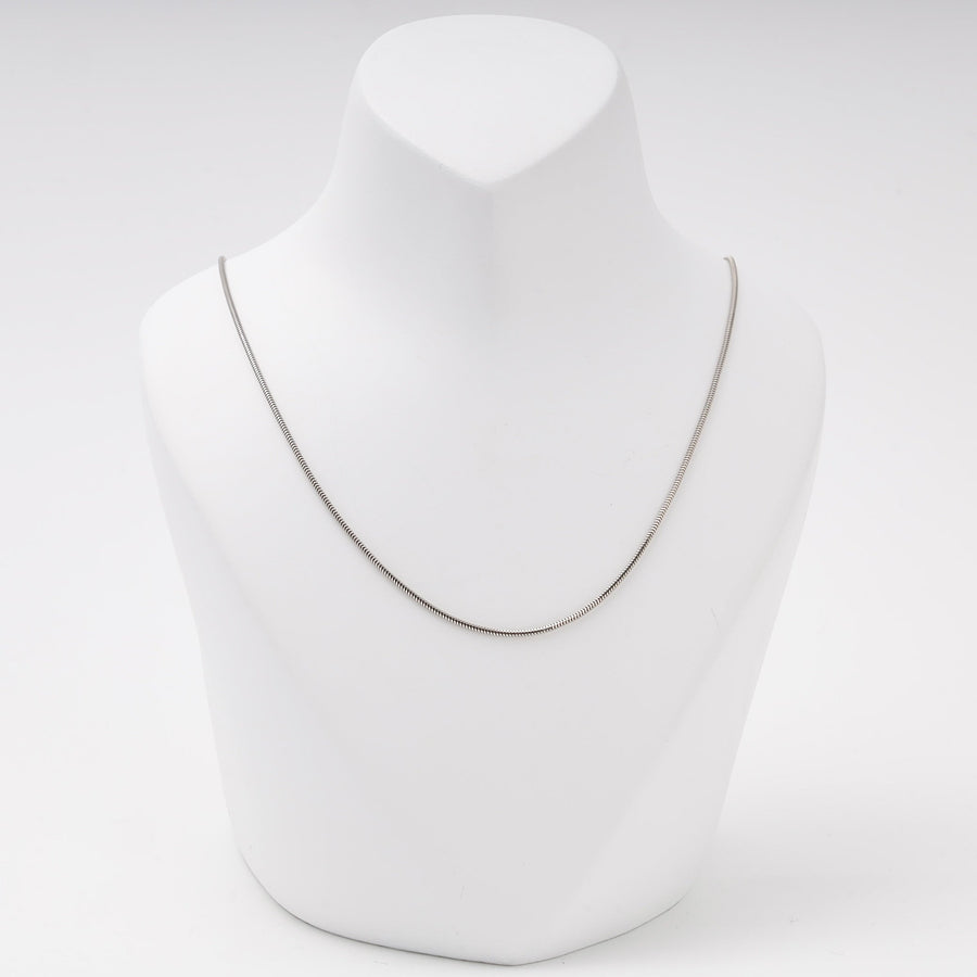 Silver 925 Thin Snake Chain Necklace | Ukrainian Jewelry