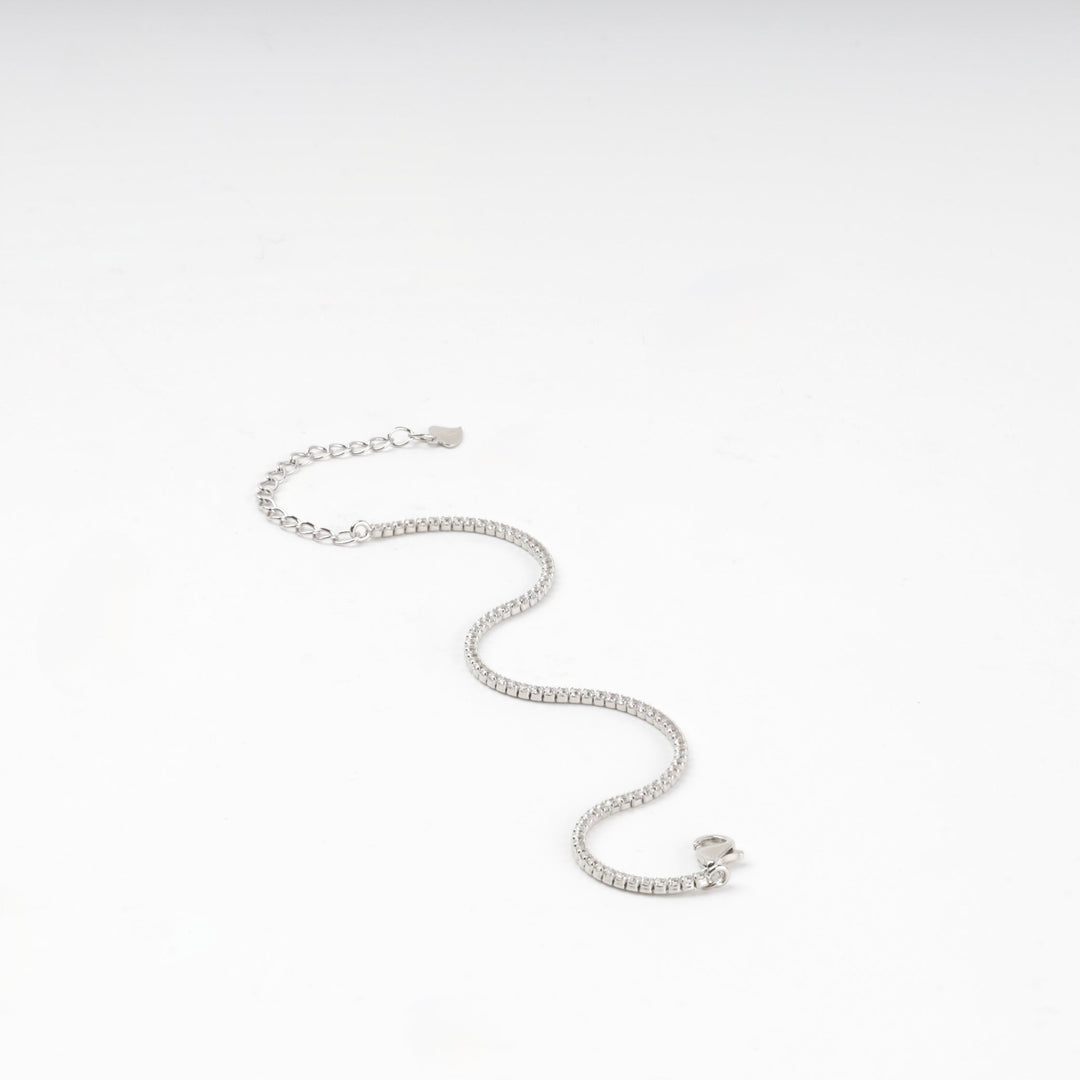 Silver 925 Tennis Bracelet with Cubic Zirconia | Ukrainian Jewelry