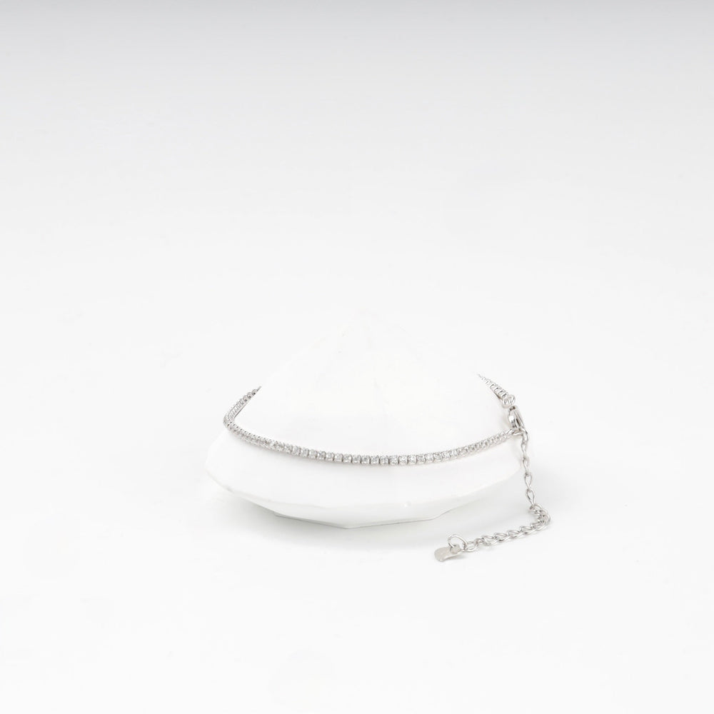 Silver 925 Tennis Bracelet with Cubic Zirconia | Ukrainian Jewelry