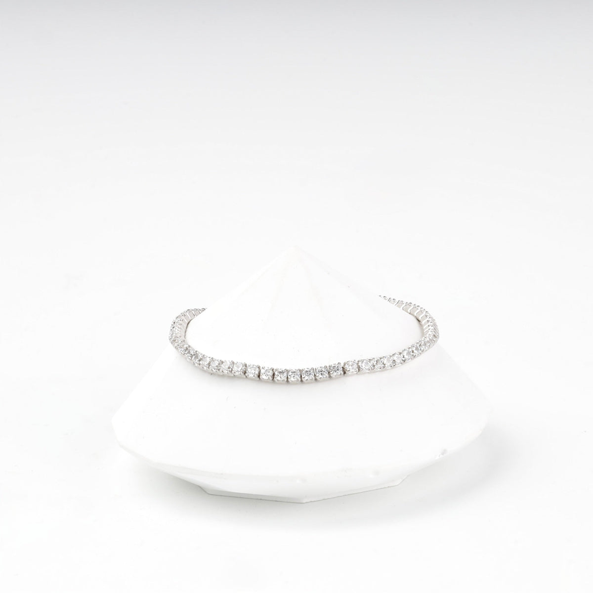 Silver 925 Adjustable Tennis Bracelet with Cubic Zirconia | Ukrainian Jewelry