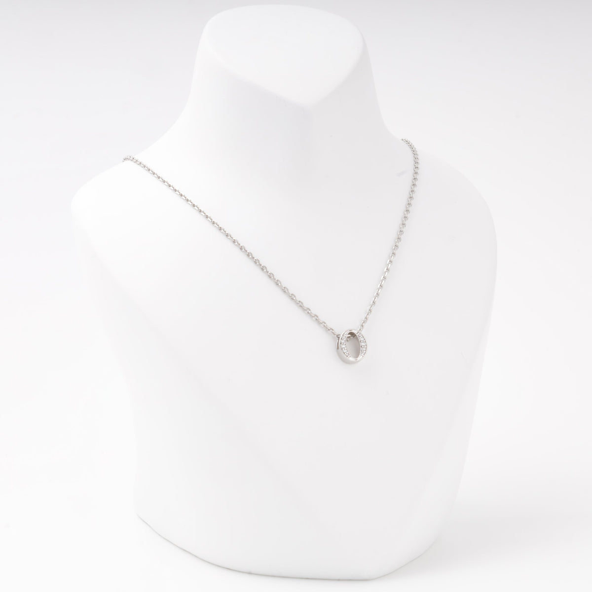 Silver 925 Oval Pendant Letter "O" with Cubic Zirconia | Ukrainian Jewelry