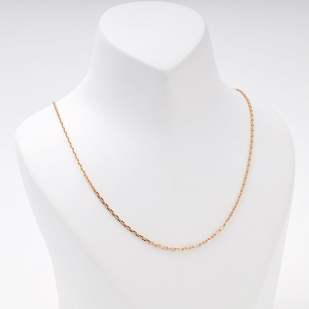 Rose Gold 585 (14K) Cable Chain Necklace | Ukrainian Jewelry