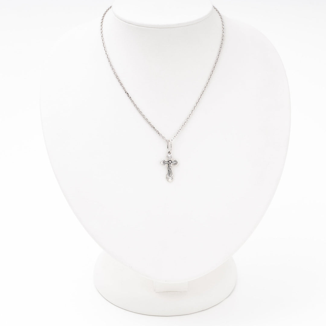 Children's Silver 925 Small Crucifix Pendant | Ukrainian Jewelry