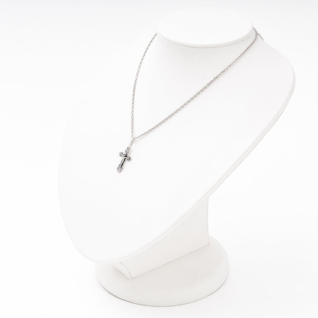 Children's Silver 925 Small Crucifix Pendant | Ukrainian Jewelry
