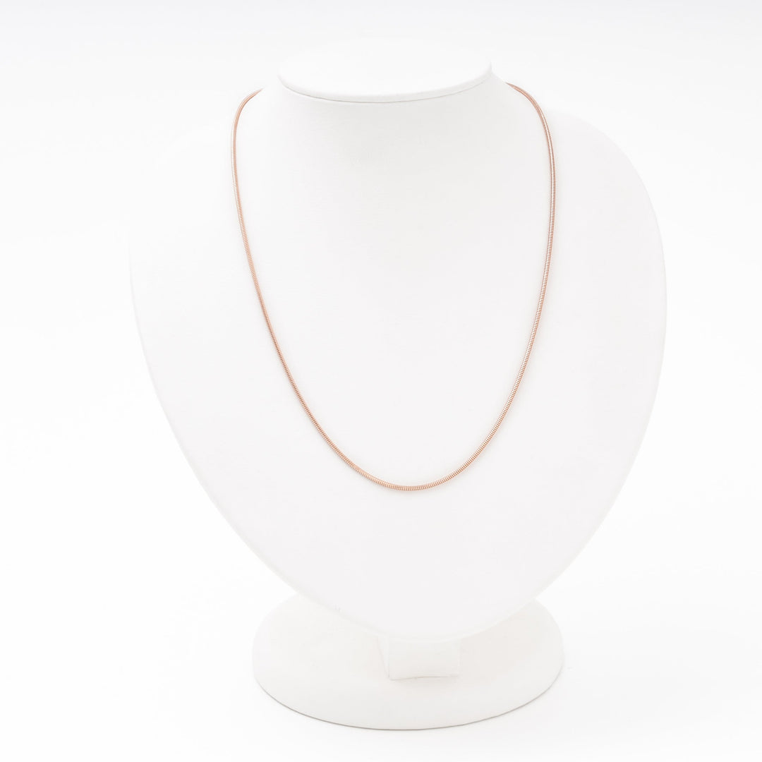 Rose Gold Snake Chain, 14K (585) | Ukrainian Jewelry
