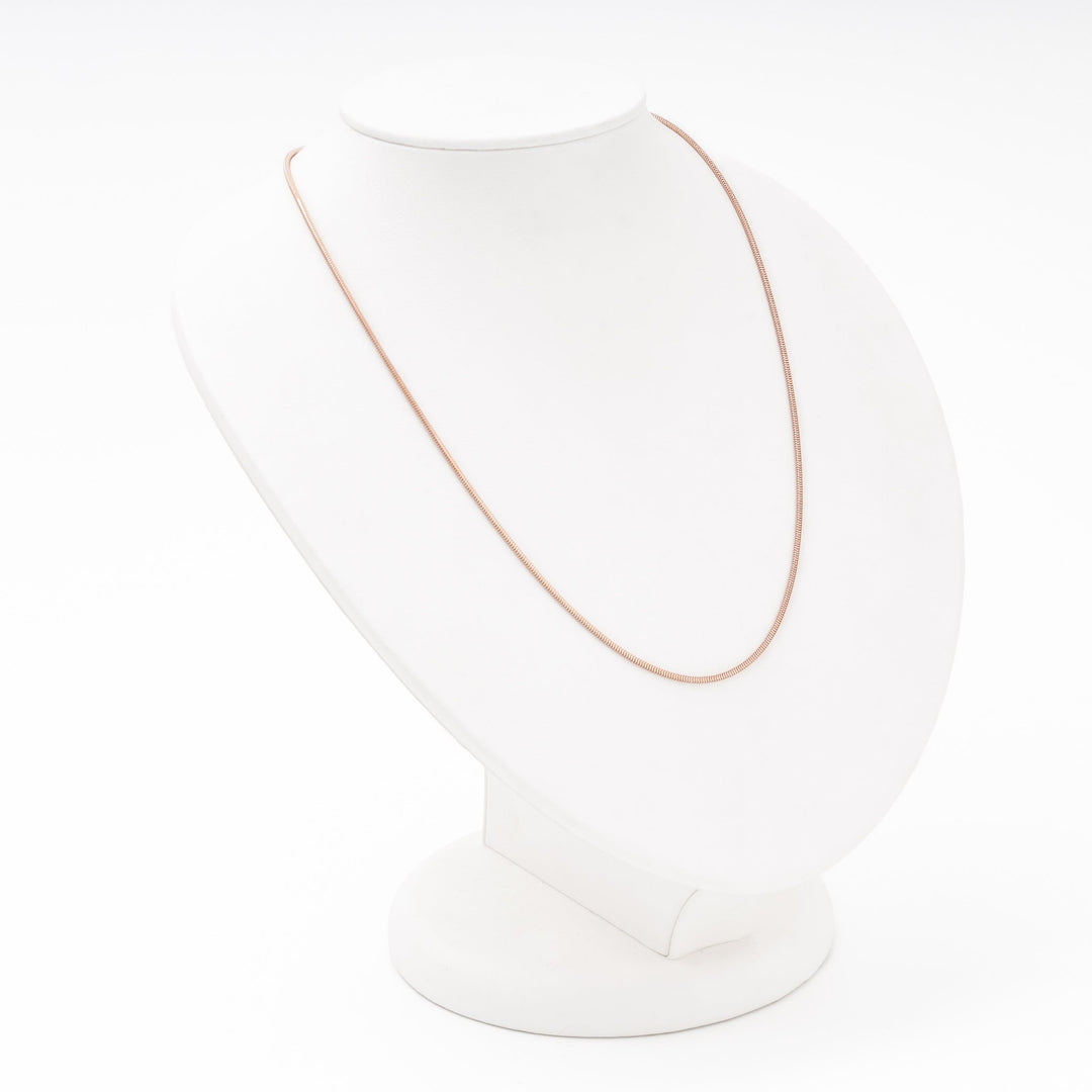 Rose Gold Snake Chain, 14K (585) | Ukrainian Jewelry