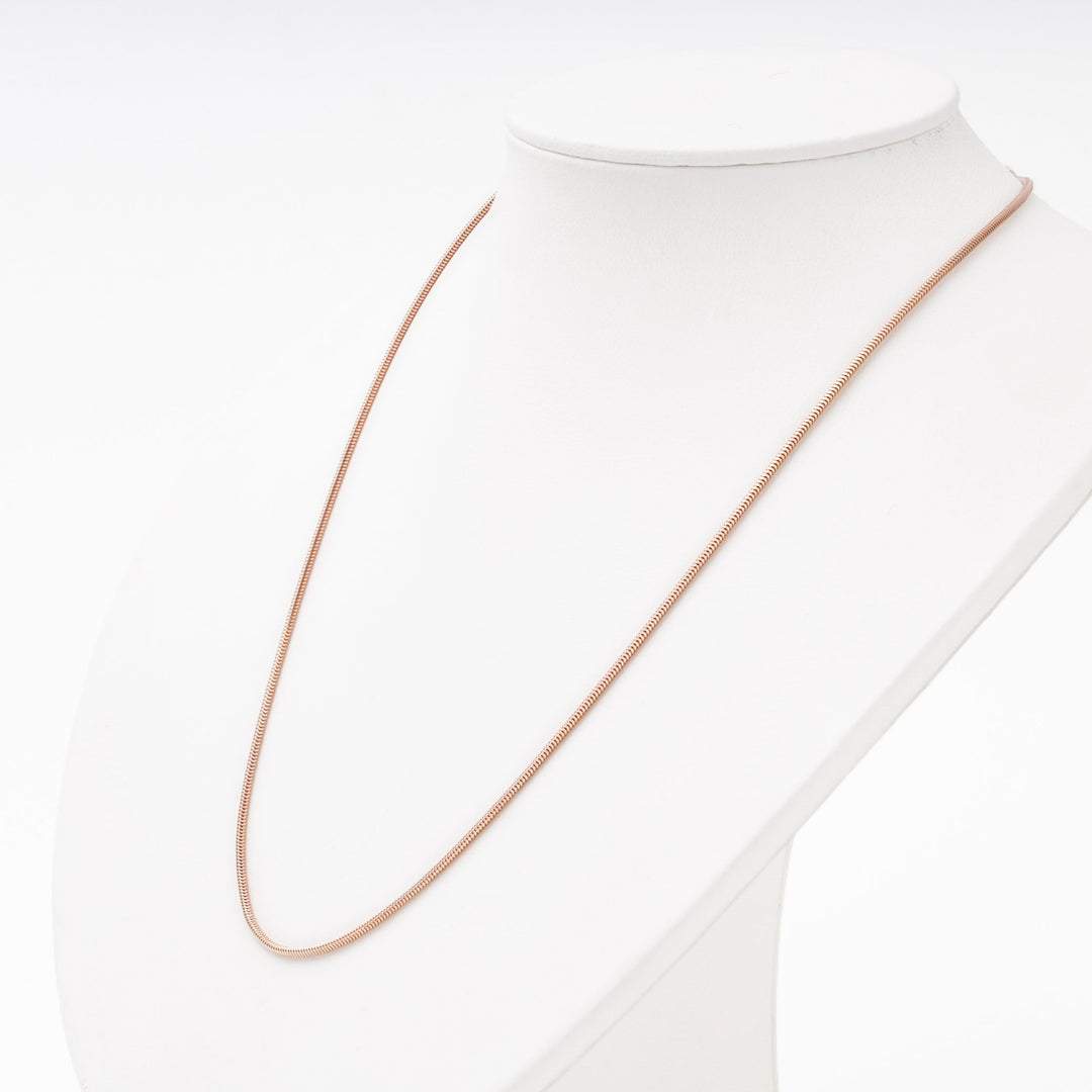 Rose Gold Snake Chain, 14K (585) | Ukrainian Jewelry