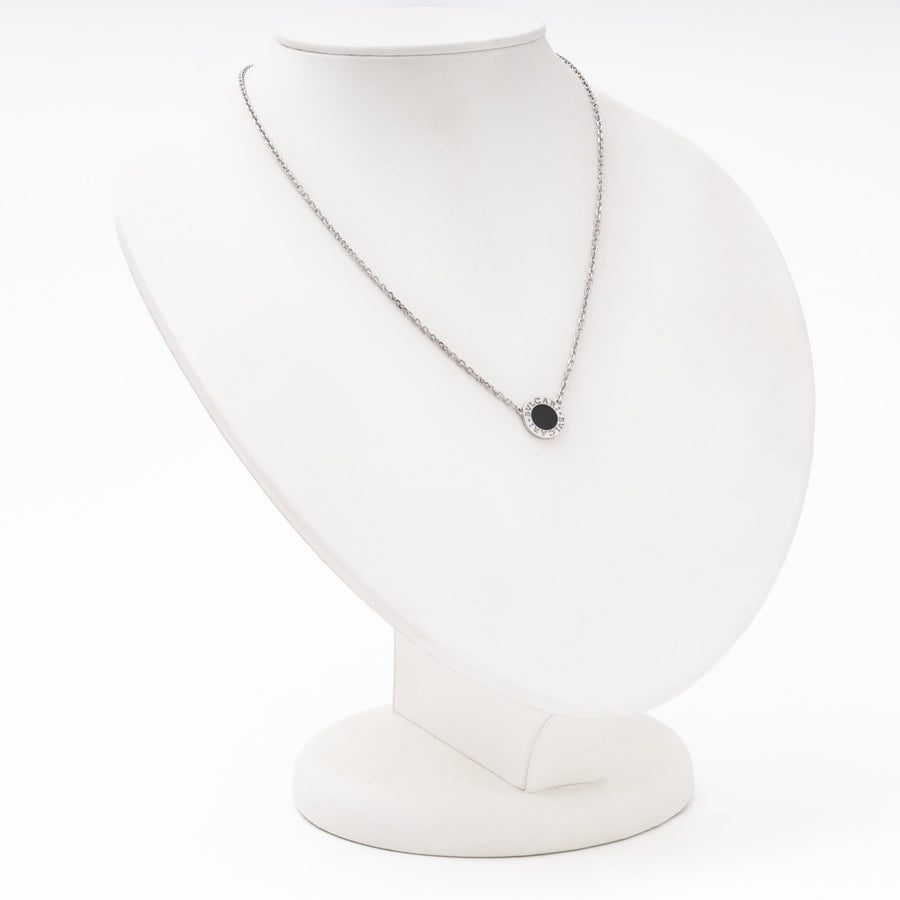 Silver 925 Necklace with Round Enamel Pendant | Ukrainian Jewelry